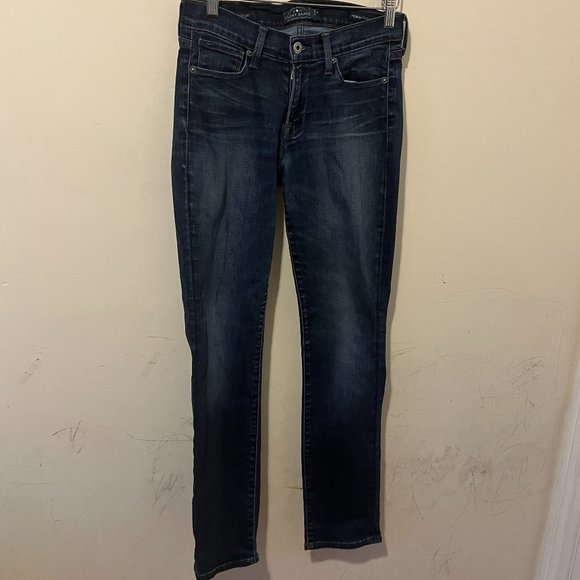LUCKY BRAND | Women's Brooke Straight Premium Italian Stretch Jeans Blue Size 26 - Picture 1 of 12